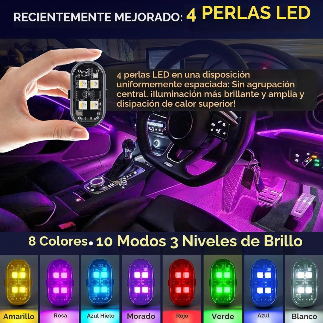 Luces LED sin cable